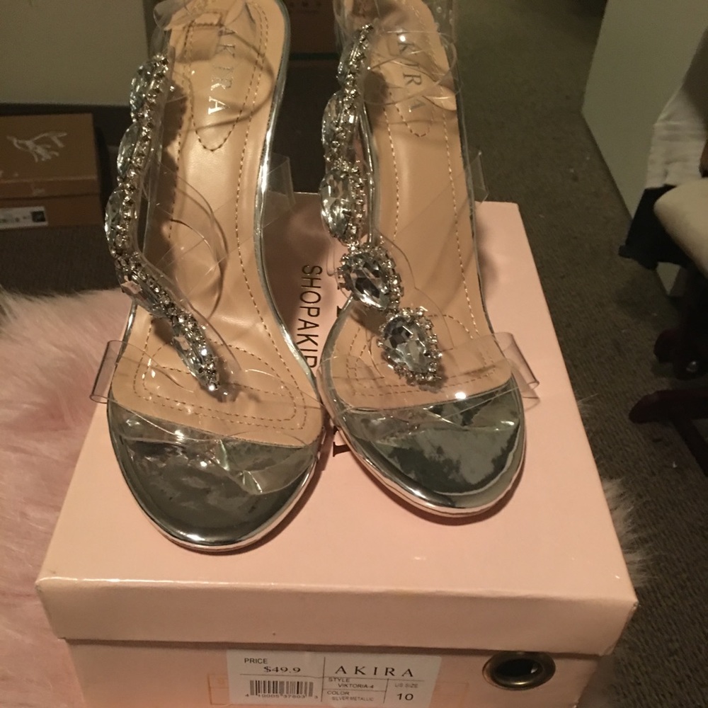 Akira clear heels